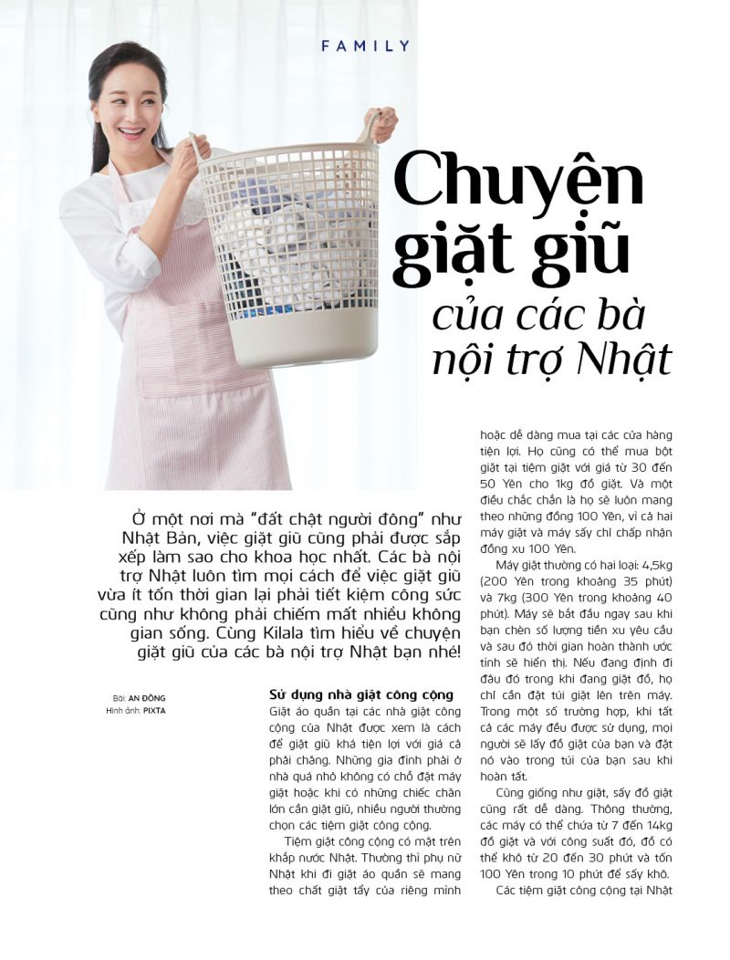 Phụ nữ Nhật giặt giũ